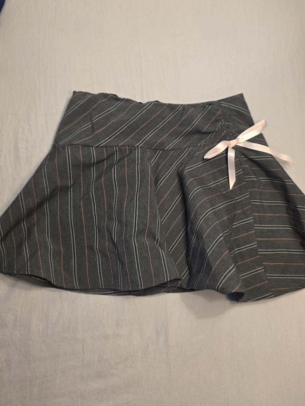 Vintage 2000s Girls Pinstripe Skirt